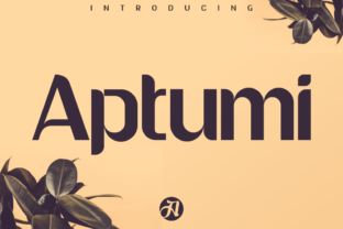 Aptumi: A Modern Typeface for Bold Branding