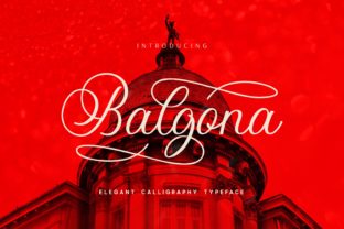 Balgona: A Display Font That Adds Spark to Digital Design