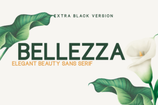 Bellezza Extra Black: The Modern Sans Serif for Bold Branding