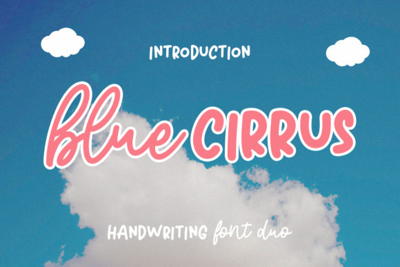 Blue Cirrus: The Perfect Handwritten Display Font for Creative Makers