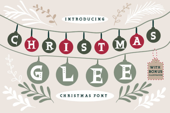 Christmas Glee Font for Festive Campaigns