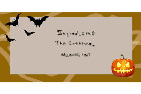 Creep Show: A Quirky Display Font for Halloween Campaigns