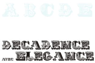 Decadence Avec Elegance Font Review