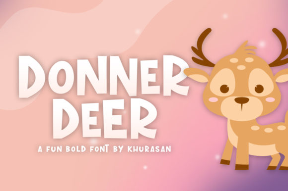 Donner Deer: A Winter Display Typeface for Festive Web Design
