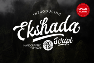 Ekshada: A Vintage-Inspired Display Font for Creative Makers