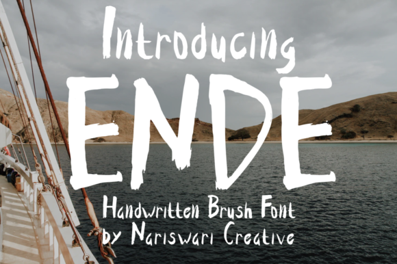 Ende: A Quirky Display Font for Creative Makers