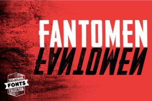 Fantomen: A Vintage-Inspired Display Font for Web Design