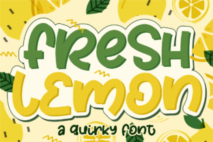 Fresh Lemon: The Enchanting Display Font for Authentic Editorial Design