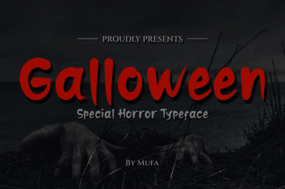 Galloween: A Spooky Display Typeface for Horror Branding