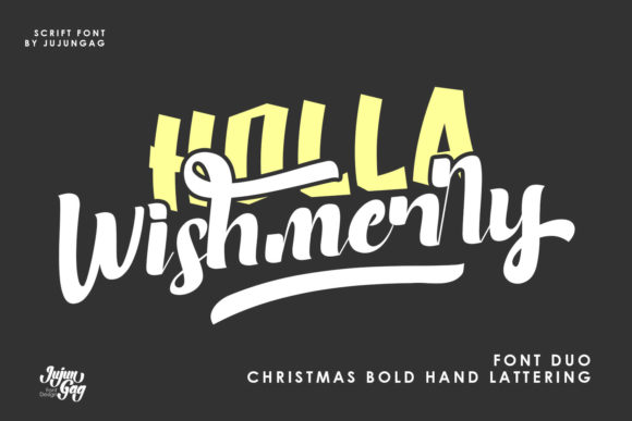 Holla Wishmerry: The Stylish Script Handwritten Font for Makers