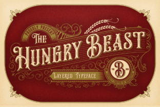 Hungry Beast Family Font for Victorian-Themed Web Designs