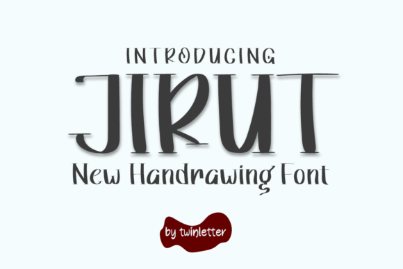 Jirut: A Modern Display Font for Digital Branding