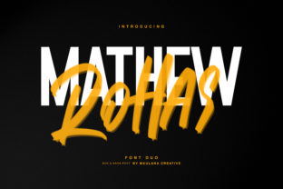Mathew Rohas Brush Duo Font Review