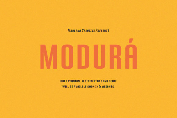 Modura: The Modern Typeface for Polished Brand Identity