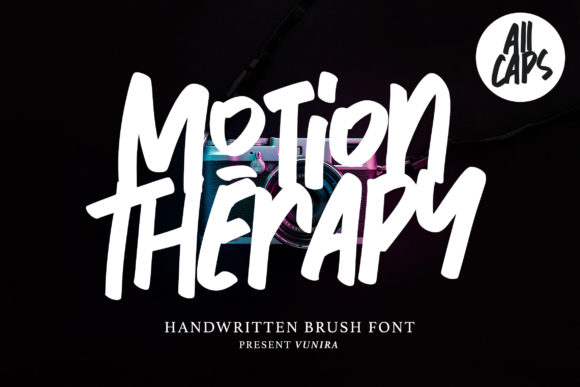 Motion Therapy: A Joyful Script Handwritten Font for Creative Branding