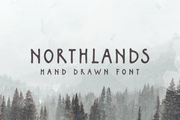 Northlands: A Vintage Display Font for Handmade Creators