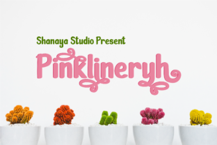 Pinklineryh Font for Cutesy Display Designs