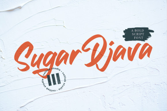 Sugar Djava: A Joyful Script Typeface for Editorial Design