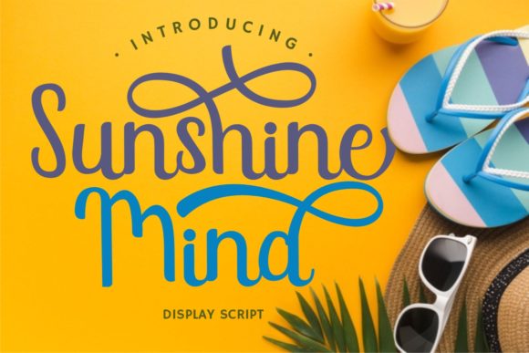 Sunshine Mind: A Modern Display Font for Editorial Design