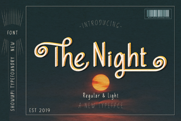 The Night: A Playful and Elegant Sans Serif for Branding