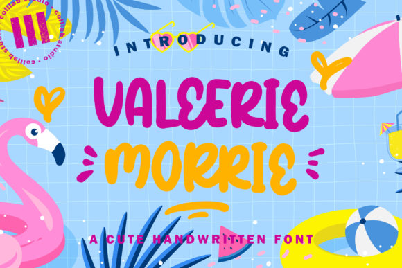 Valeerie Morrie: A Playful Script Handwritten Font for Editorial Design
