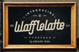 Waffle Latte Family: A Creamy Script Font for Creative Makers